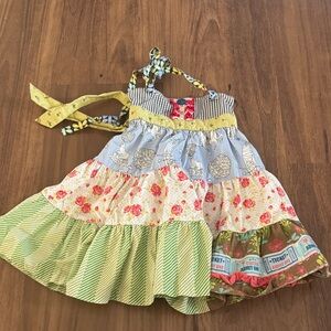 Matilda Jane Multicolor Tiered Kids Dress